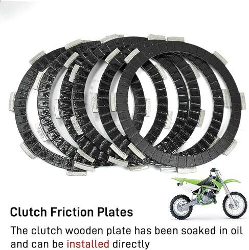 Clutch Kit & Friction Steel & Inner Hub Outer Pressure Plate for Kawasaki KX80 KX85 KX100 KX112 1998-2024 in Saudi Arabia