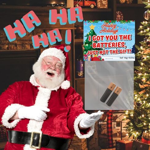Prank Christmas Gag Gift Batteries - I Got You The Batteries, Just not The Gift - Novelty Prank in Saudi Arabia