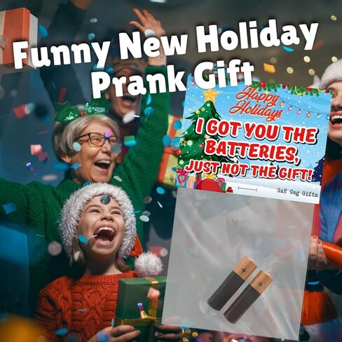 Prank Christmas Gag Gift Batteries - I Got You The Batteries, Just not The Gift - Novelty Prank in Saudi Arabia