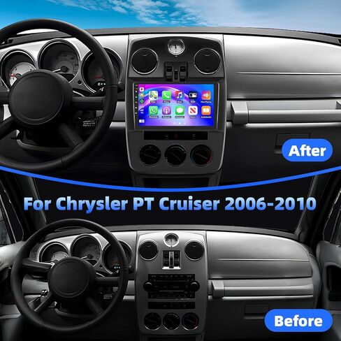 UNITOPSCI 2G + 32G ستيريو سيارة أندرويد لسيارة جيب كرايسلر 300C 2004-2011 راديو لاسلكي CarPlay Android Auto Mirror Link Bluetooth GPS Navigation 9 بوصة تعمل باللمس WiFi FM/RDS SWC + ميكروفون كاميرا احتياطية in Kuwait