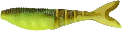 GARY YAMAMOTO Zako 4' Multi-Use Soft Plastic Fishing Angling Swimbait Lure Designed to Mimic Bluegill or Shad - 6 Pack, Fading Watermelon with Large Black Flake in Saudi Arabia