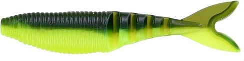 GARY YAMAMOTO Zako 4' Multi-Use Soft Plastic Fishing Angling Swimbait Lure Designed to Mimic Bluegill or Shad - 6 Pack, Fading Watermelon with Large Black Flake in Saudi Arabia