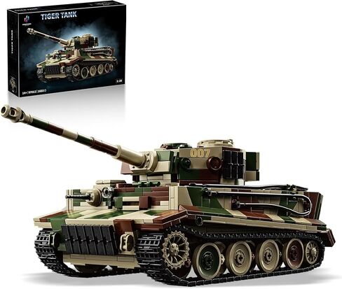 Panzer IV Tanks Building Set WW2 No.4 Military Vehicles Compatibled with Lego Tank F2 Army Model Collection for Adults Home Office Decor (Light Gray) in Saudi Arabia