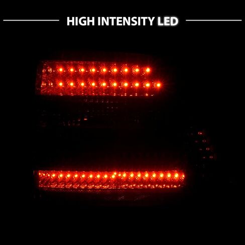 زوج مصابيح خلفية LED شفافة باللون الأحمر من AmeriLite لسيارة Porsche Cayenne SUV - جانب السائق والراكب in Saudi Arabia
