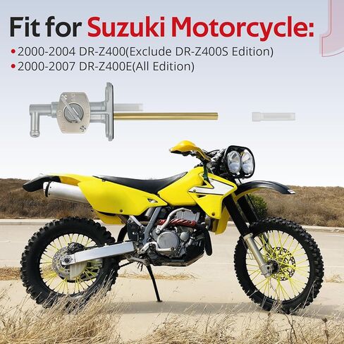 جافيك الوقود الغاز بيتكوك صمام الحنفية مع يا الدائري لسوزوكي DR-Z400 DR-Z400E 2000-2007 O.E.M #44300-29F10 in Saudi Arabia