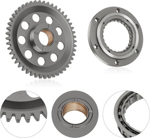 مجموعة حشية ترس القابض من JAVIK Starter One Way Clutch لـ Yamaha Grizzly 550 700 2007-2024 Viking 700 2014-2024 Kodiak 700 2019-2024 Rhino 700 YXR700 2008-2013 O.E.M#3B4-15515-00-00 5KM-15590-00-00 in Saudi Arabia
