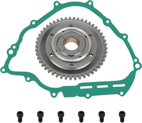 مجموعة حشية ترس القابض من JAVIK Starter One Way Clutch لـ Yamaha Grizzly 550 700 2007-2024 Viking 700 2014-2024 Kodiak 700 2019-2024 Rhino 700 YXR700 2008-2013 O.E.M#3B4-15515-00-00 5KM-15590-00-00 in Saudi Arabia