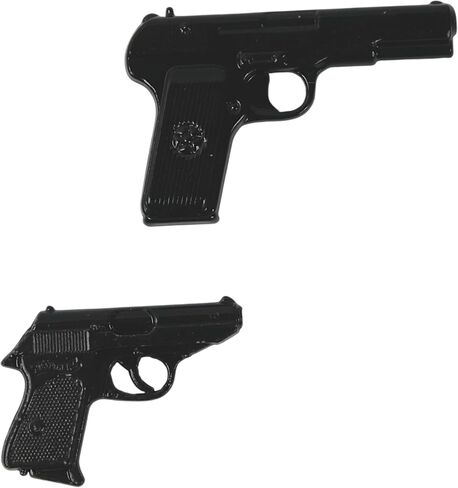 4Pcs 1/12 Scale Guns for Dollhouse Decoration, Miniature Black Silenced Gun, Mini Metal Weapons Accessories, Photo Prop Model Accessory for Scene Decor in Saudi Arabia