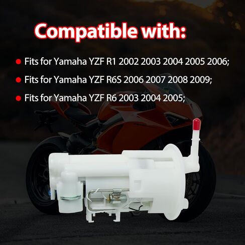5PW-13907-05-00 Fuel Pump Module Assembly with Seal - Fit for Yamaha YZF-R1 (2002-2006), YZF-R6 (2003-2005), YZF-R6S (2006-2009) in Saudi Arabia