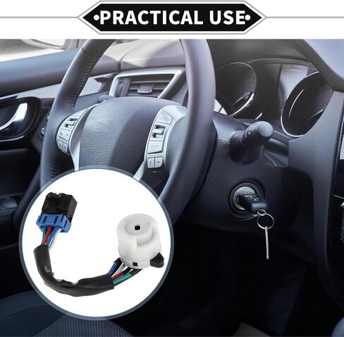 Ignition Starter Switch Compatible for Hyundai Elantra 2006-2011, Durable Plastic Black,White Ignition Key Switch Starter in Saudi Arabia