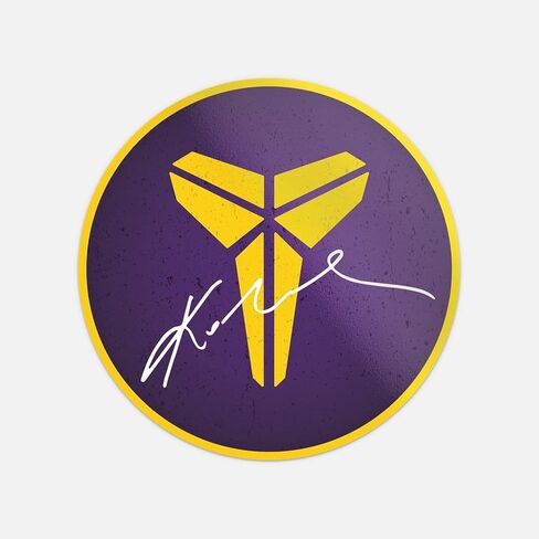 Koby Bryant Logo Signature Emblem Vinyl Decal Bumper Sticker in Saudi Arabia