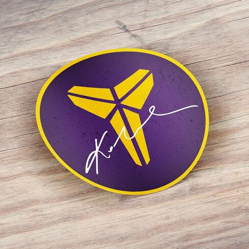 Koby Bryant Logo Signature Emblem Vinyl Decal Bumper Sticker in Saudi Arabia