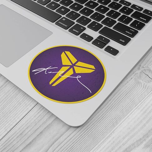 Koby Bryant Logo Signature Emblem Vinyl Decal Bumper Sticker in Saudi Arabia