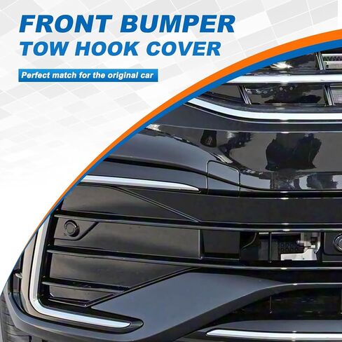 Front Bumper Tow Hook Cover Cap Towing Eye Fit for VW Tiguan X/L 2022 2023 2024 Replacement Accessory White Right Passenger Side in Saudi Arabia