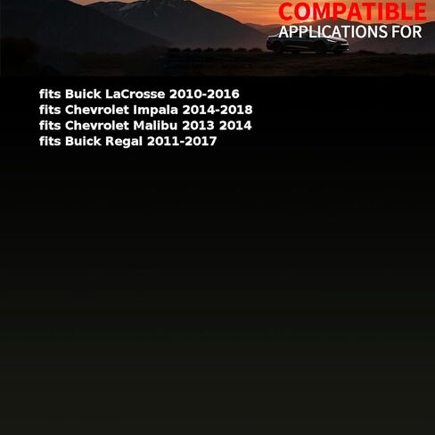 مجموعة مروحة الرادياتير والمكثف المزدوج تناسب Buick Regal، LaCrosse 2010 2011 2012 2013 2014 2015 2016 2017 تناسب شيفروليه إمبالا، ماليبو 2013 2014 2015 2016 2017-2018 قطعة واحدة in Saudi Arabia