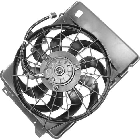 Dual Radiator and Condenser Fan Assembly fits Ford Taurus,Thunderbird 1992-1997 fits Lincoln Continental 1988-1994 fits Mercury Sable 1992-1995 Replacement F4DZ8C607C, F4DZ8C607CA 1Pcs in Saudi Arabia