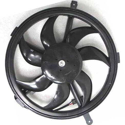Dual Radiator and Condenser Fan Assembly for Mini Cooper Paceman, Countryman 2007 2008 2009 2010 2011 2012 2013 2014 2015 2016 1PCS Replacement 17422754854 in Saudi Arabia
