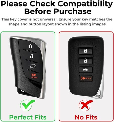 for Lexus Key Fob Cover TPU Car Key Case 2018-2025 ES250 ES350 UX200T NX300h RX450h GX550 TX350 LX600 LS500 LC500h in Saudi Arabia