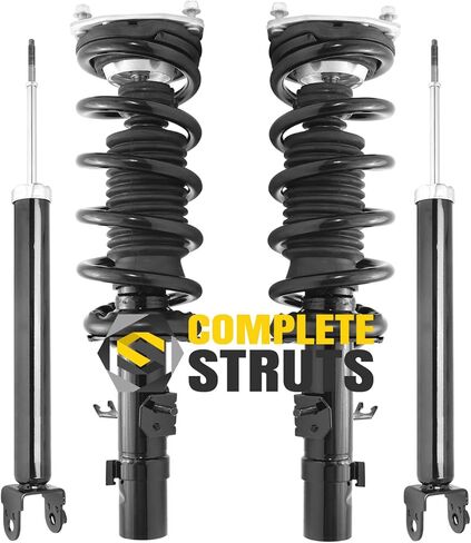 COMPLETESTRUTS - Front Complete Strut Assemblies with Coil Springs and Rear Shock Absorbers Replacement for 2009-2013 Infiniti G37 Sedan AWD - Set of 4 in Saudi Arabia