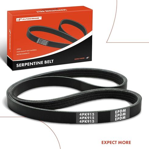A-Premium Engine Serpentine Drive Belt Compatible with Toyota 4Runner 1996-2000, Tercel 1991-1993 1995-1997 & Mitsubishi Eclipse 2006-2012, Galant 1989-1991 2004-2009, Endeavor & Lexus LS600h in Saudi Arabia
