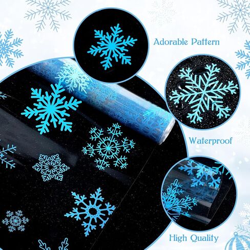 Christmas Cellophane Wrapping Paper 100 ft x 16 Inch 2.5 Mil Thick Cello Wrap Roll Crystal Clear Xmas Tree Santa Paper Wrapper Snowman Cellophane Gift Wrap for Treat Small Basket Craft Holiday in Saudi Arabia