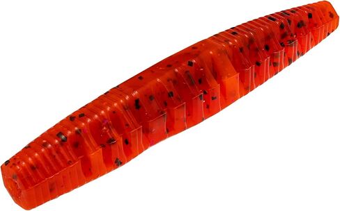 Strike King (NOCHO-466) KVD Perfect Plastics Ned Ocho Softbait Worm Fishing Lure, 466 - Crawdaddy, 2.5", Exclusive Blend of Ingredients in Saudi Arabia