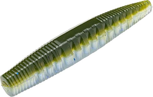 Strike King (NOCHO-466) KVD Perfect Plastics Ned Ocho Softbait Worm Fishing Lure, 466 - Crawdaddy, 2.5", Exclusive Blend of Ingredients in Saudi Arabia