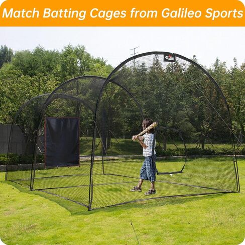 Gagalileo Batting Cage Backstop,Baseball Backstop,Pitching Backstop,Vinyl Backstop,Baseball Backstop with Strike Zone,Batting Cage Backdrop(4X6Feet+Square Style) in Kuwait