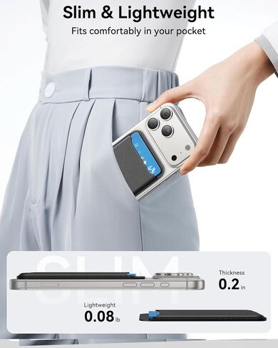 حامل محفظة بطاقات مغناطيسي مع MagSafe لهاتف iPhone 14 Pro Max/14 Plus/14 Pro/14، لهاتف iPhone 13 Pro Max/13 Pro/13/13 Mini، لهاتف iPhone 12/12 Pro/12 Max/12 Mini، باللون الذهبي البني in Kuwait