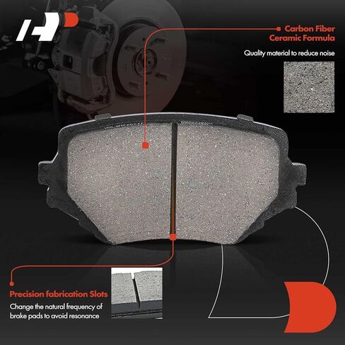 A-Premium Front Ceramic Disc Brake Pads Set Compatible with Suzuki Grand Vitara 1999-2005, XL-7 2002-2004, Sidekick 1996-1998, 4 Pcs in Saudi Arabia
