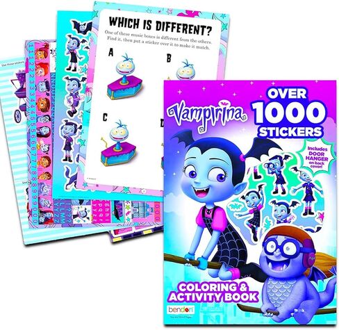 Disney Vampirina Coloring Book Set - 4 Pack Bundle of Activity Books, Bright Ideas Coloring, and More | Vampirina Party Supplies for Kids in Saudi Arabia