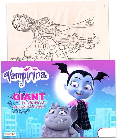 Disney Vampirina Coloring Book Set - 4 Pack Bundle of Activity Books, Bright Ideas Coloring, and More | Vampirina Party Supplies for Kids in Saudi Arabia