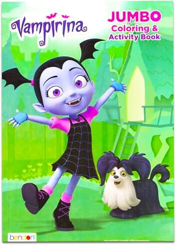 Disney Vampirina Coloring Book Set - 4 Pack Bundle of Activity Books, Bright Ideas Coloring, and More | Vampirina Party Supplies for Kids in Saudi Arabia