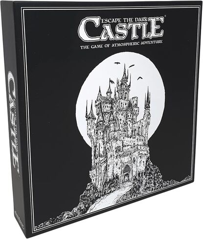 لعبة Escape The Dark Castle اللوحية - مغامرة رعب خيالية، طريقة لعب تعاونية، لعبة استراتيجية للمراهقين والبالغين، للأعمار من 14 عامًا فما فوق، 1-4 لاعبين، وقت لعب لمدة 45 دقيقة، مصنوعة بواسطة Themeborne in Kuwait