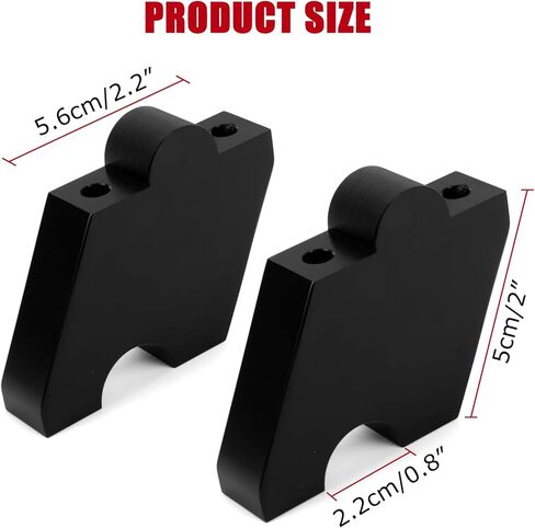 Aluminum Adjustable Motorcycle Handlebar Risers for 2019-2025 Can-Am Ryker Rally Sport 600 900, 2" Up And 7/8" Forward/Backward in Saudi Arabia
