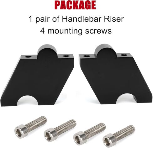 Aluminum Adjustable Motorcycle Handlebar Risers for 2019-2025 Can-Am Ryker Rally Sport 600 900, 2" Up And 7/8" Forward/Backward in Saudi Arabia