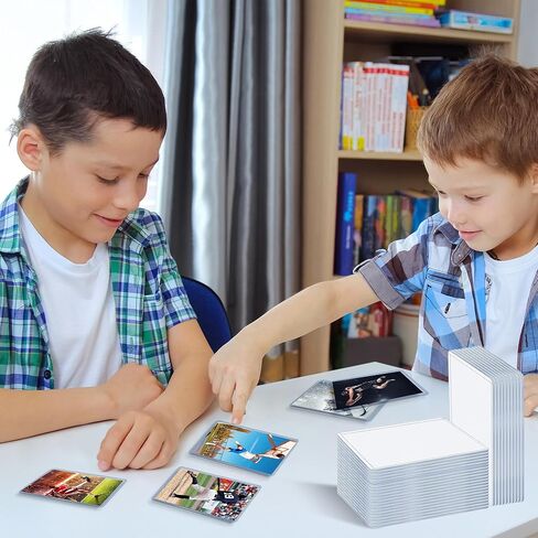 200Pcs Top Loaders for Cards (100Pcs Hard Plastic Card Holders & 100Pcs Penny Card Sleeves) 3" x 4", Card Protector Sleeves for Baseball Football Sports Cards, Standard Trading Cards in Kuwait