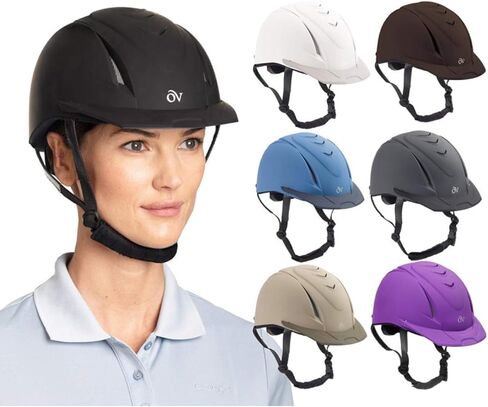 OVATION Deluxe Schooler Equestrian Helmet, Size: XS/S (467566TAN-XS/S) in Saudi Arabia