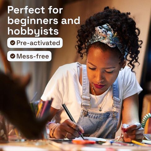 ARTISTRO 5 White Paint Pen for Rock Painting, Stone, Ceramic, Glass, Wood, Tire, Fabric, Metal, Canvas. Set of 5 Acrylic Paint White Marker Water-based Extra-fine Tip in Kuwait