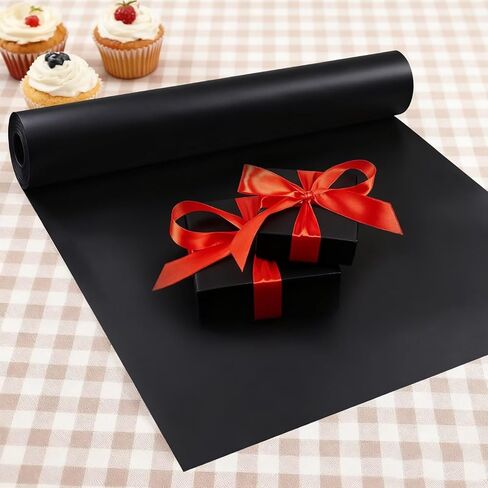 Black Wrapping Paper Roll 11.8in x 393.7in for Flowers Crafts DIY Gift Wrapping Packing Moving Shipping in Saudi Arabia