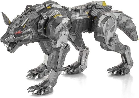 Fascinations Metal Earth Premium Series Cyber Wolf 3D Metal Model Kit Bundle with Tweezers in Saudi Arabia