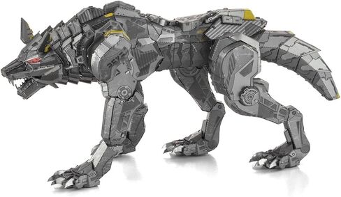Fascinations Metal Earth Premium Series Cyber Wolf 3D Metal Model Kit Bundle with Tweezers in Saudi Arabia
