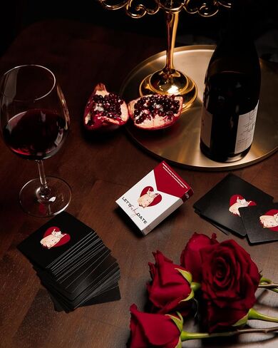 لعبة بطاقات Let's Fucking Date، لعبة حفلات للبالغين مع 50 رسالة محادثة، لعبة مواعدة ممتعة للأفراد والأزواج in Saudi Arabia