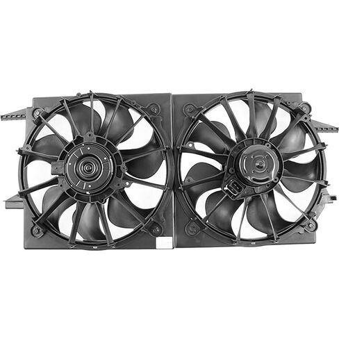 Dual Radiator and Condenser Fan Assembly for Chevrolet Malibu,Classic 1997 1998 1999 2000 2001-2005 for Oldsmobile Alero,Cutlass 1997-2004 for Pontiac Grand Am 1999-2005 1X in Saudi Arabia