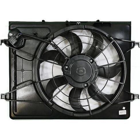 Dual Radiator and Condenser Fan Assembly for Hyundai Elantra 2007 2008 2009 2010 1 Piece Replacement 253502H100, 252312H100, 253802H150 in Saudi Arabia