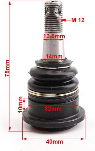 1Pcs M12 Ball joint 32x10mm Kit Fit For 110cc 125cc 150cc 200cc 250CC Bike Accessories distintivo(B) in Saudi Arabia