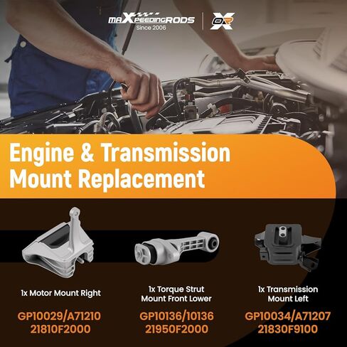 طقم محرك المحرك وناقل الحركة من maXpeedingrods لسيارة Hyundai Elantra 2.0L ناقل حركة أوتوماتيكي 2017-2018 in Kuwait