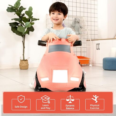 INPANY Teddy Bear Bouncy Horse Hopper Toys, Toddlers Bouncing Animal, Inflatable Hopping Buddies, Kid Ride on Rubber Bouncer, Outdoor Indoor Baby Cute Birthday Gifts for 2 3 4 Year Old Girls Boys in Kuwait