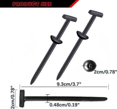 100 PCS Nylon Universal Cable Tie Buckles for Car, Heavy Duty Plastic Rivets, Zipper Clips, Cable Ties Buckle Fasteners Car Body, Perfect for Vehicle Repair, and Fix Wood Boards and for DIY Designs in Kuwait