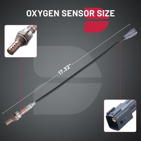 BDFHYK 234-4800 O2 مستشعر الأكسجين المنبع، متوافق مع Pontiac Vibe 2003-2004، متوافق مع Scion xA 2004-2006 /xB، متوافق مع Toyota Corolla 2003-2004 /Echo/Matrix، قطعة بديلة واحدة in Saudi Arabia